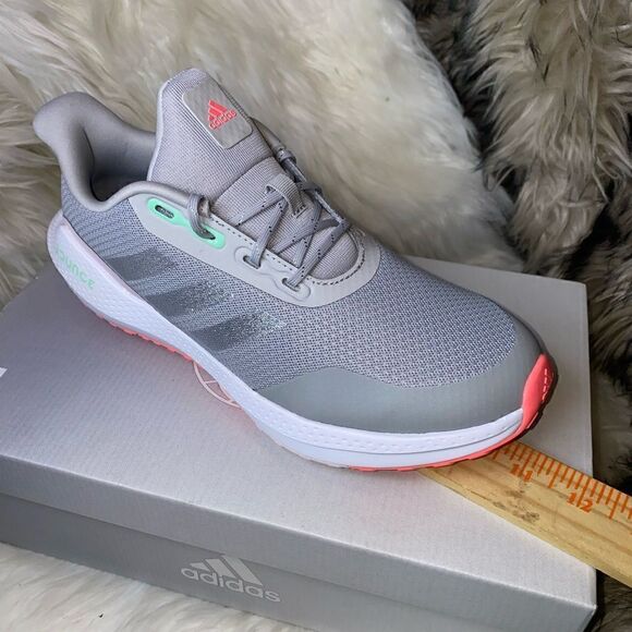 NEW!! Adidas EQ21 Run J Athletic Sneakers - Youth GS Size 6.5 Gray/White/pink - Picture 12 of 12